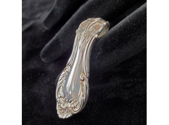 Sterling Silver Spoon Handle Pendant Jewelry