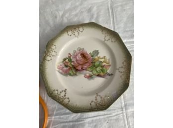 Lovely Rose Plate - Dainty - Limoge!