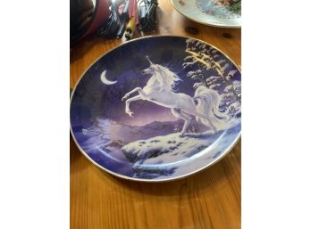 Unicorns!!!! MMA Globe And A Collectors Plate!