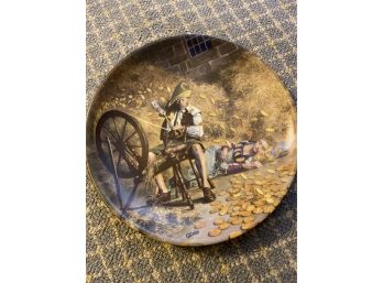 Pair Of Rumplestilskin And Rapunzel Fairy Tale Plates