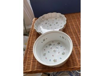 Petite Fleurs - Andrea By Sadek - Bake Plates (pair)