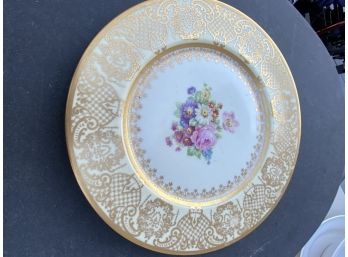 Absolutely Gorgeous Vintage Heinrich & Co. Selb Bavaria Fine China Plate