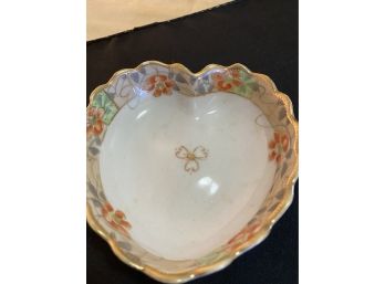 Vintage Heart Shaped Trinket Dish - Nippon