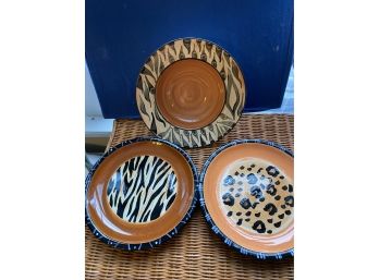 Bella Casa By Ganz - Animal Print Plates