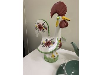 Rooster! Ceramic And Charming.