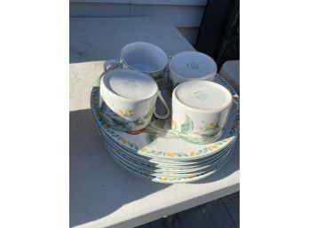 Country Fruit Selection Of Dinnerware - Dinner, Salad, Bowls, Cups