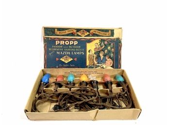 1927 PROPP Indoor & Outdoor Decorative Lighting Outfit With Mazda Lamps