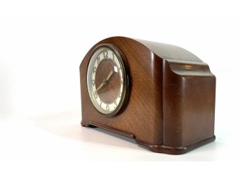 Seth Thomas Art Deco Mahogany Mantel Chiming Clock - Model E702-000