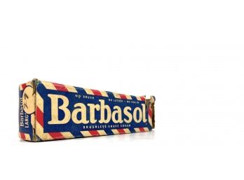 Vintage - Barbasol Shave Cream Tune In Original Box