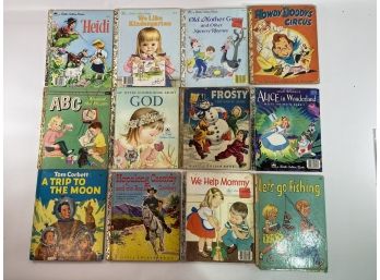 (25) A Little Golden Book Collection - Howdy Doody, Hopalong Cassidy, Roy Rogers, The Three Bears & More