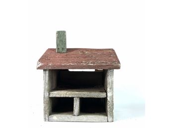 Primitive - Well Weathered Bird Feeder/house