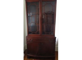 Vintage Mahogany China Cabinet