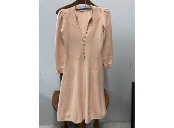 Nice Long Sweater Dress St. John By Marie Gray Nice Detail Could Not Find Size Med(?)