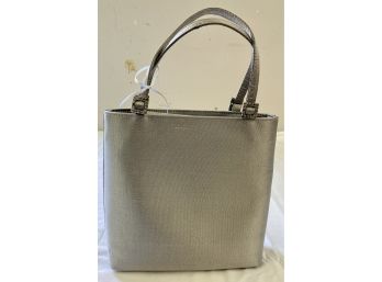 Kate Spade  Silver With Rhinestone Accents Evening Bag