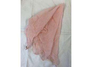 Light Pink Vera All Silk Handrolled Scarf