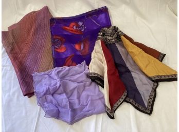 Assorted Purple Scarves