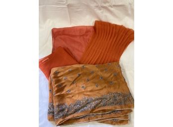 Assorted Orange Scarves