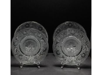 Crystal Appetizer Plates