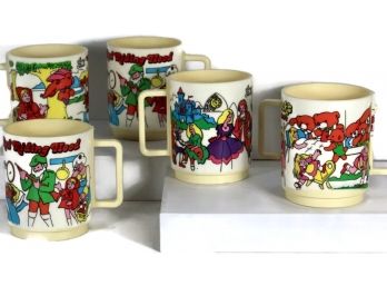 Set Of Six StoryTime Fairytale Plastic Mugs