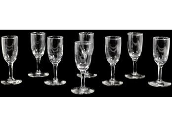 Set Of Eight Liqueur/Cordials Glasses