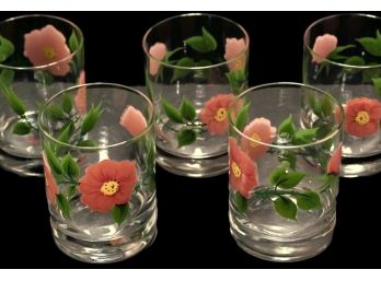 Franciscan Desert Rose Double Old Fashioned Glasses