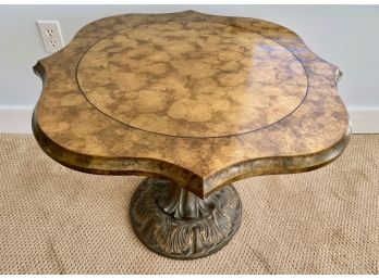 Gilt Pedestal Side Table