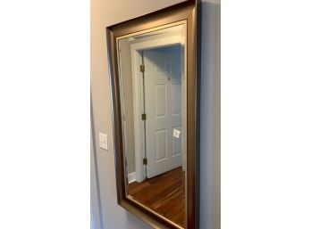 Beveled Glass Bronze Toned Mirror