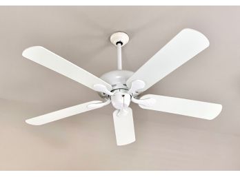 White Ceiling Fans (2) - 52' And 42'