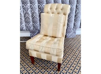 Lillian August Striped Boudoir Chair