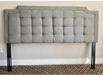 Safavieh King Grey Tufted Headboard