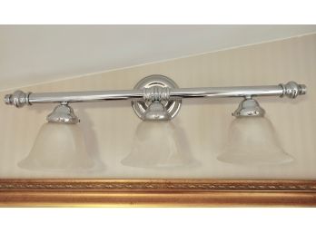 Chrome Three Light Vanity Light