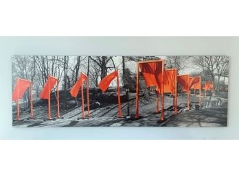 Christo And Jeanne-Claude, The Gates, 2005 (23' H X 71' L)