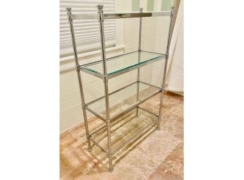 Chrome And Glass Bath Shelf