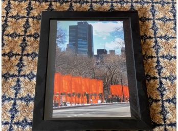 Christo And Jeanne-Claude's The Gates, 2005 Framed Photo Print