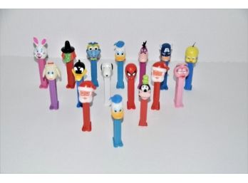 Group Of 16 Vintage Pez Dispensers