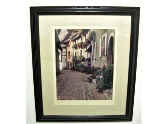 Alan Klug Signed Limited Edition Photographic Print 'la Rue Fleurie' France