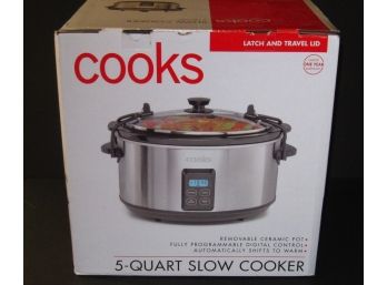 NIB Cooks 5 Quart Slow Cooker