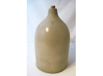 Antique 2 Gallon Salt Glazed Stoneware Jug