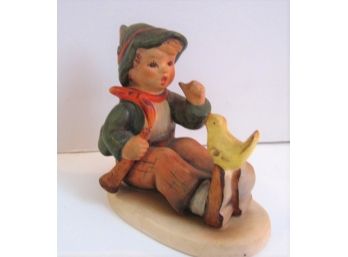 Vintage Hummel Figurine # 63 Singing Lesson  Trademark 1 Incised Mark