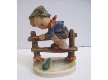 Vintage Hummel Figurine # 201 2/0 Retreat To Safety Trademark 4