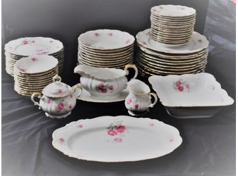 68 PIECE EDELSTEIN BAVARIA MARIA THERESIA THREE ROSES 18009 CHINA