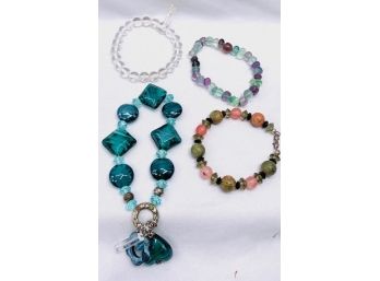 Glass Bead Bracelet Group