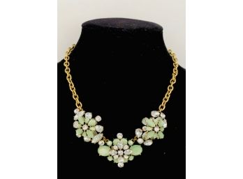 Elegant Rhinestone Necklace By J Crew