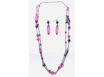 Modern Fashion Necklace And Earring Set