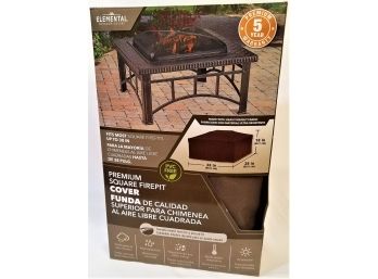 Elemental Outdoor Covers Premium Square Firepit Cover Item# 698422