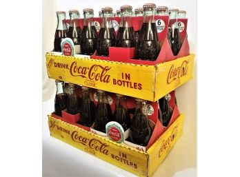 Two (2) Cases Of Unopened Vintage Coca-Cola Bottles