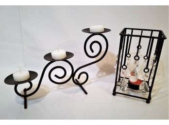 Decorative Metal Candle Holders