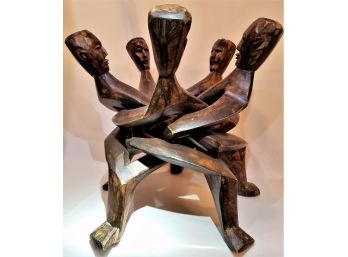 Unique  Five (5) Headed Unity Sculpture