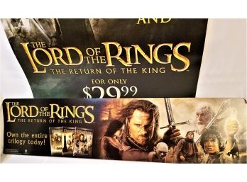 The Lord Of The Rings / The Return Of The King Advertisement Signs