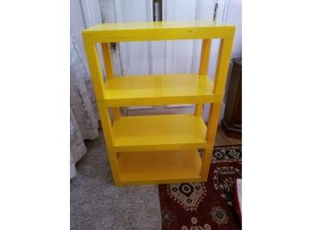 Yellow Plastic Shelf